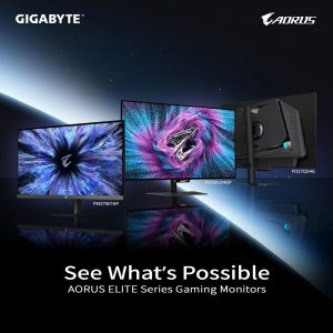 GIGABYTE Perkenalkan Monitor Gaming AORUS ELITE Series dengan Teknologi OLED & Mini LED