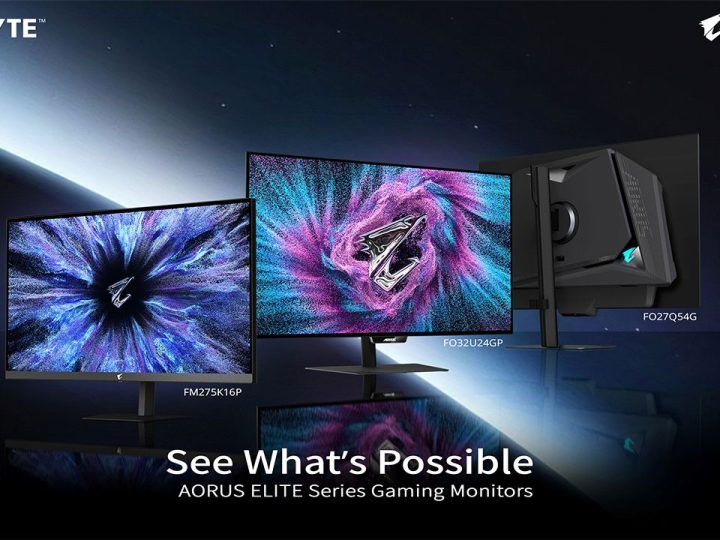 GIGABYTE Perkenalkan Monitor Gaming AORUS ELITE Series dengan Teknologi OLED & Mini LED