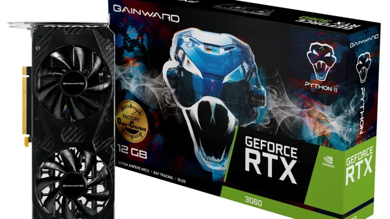 Gainward Luncurkan GeForce RTX 3060 Python II OC 12GB
