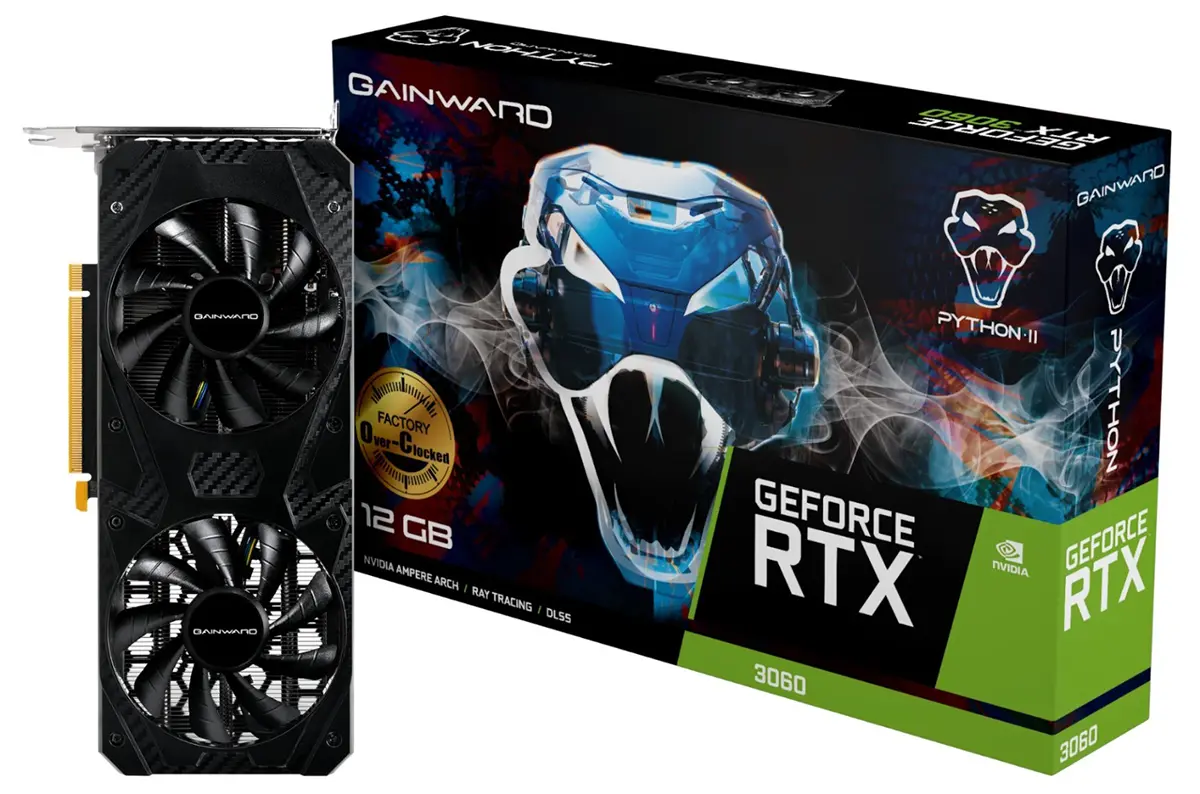 Gainward Luncurkan GeForce RTX 3060 Python II OC 12GB