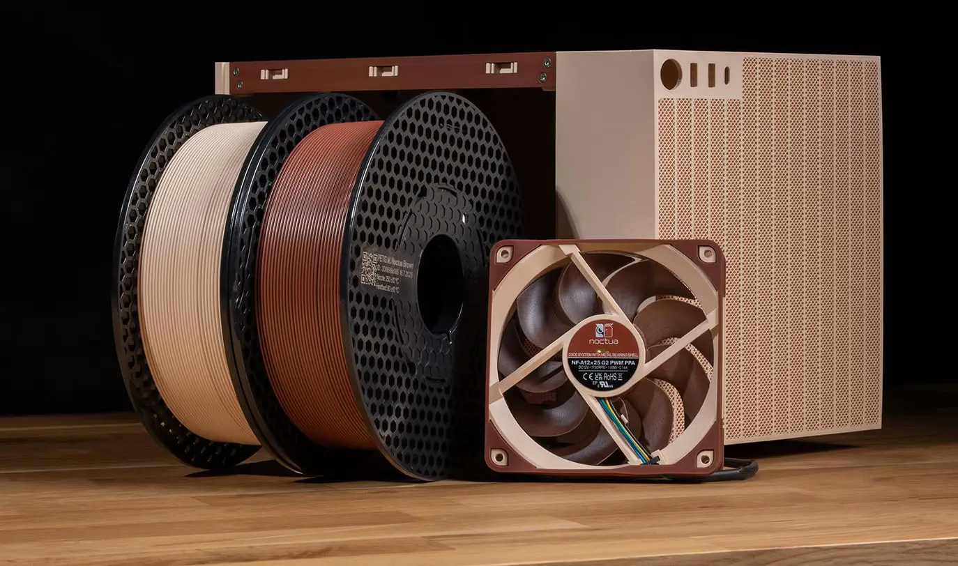 Noctua & Prusa Rilis Filament PETG Warna Khas: Solusi Modding PC Tahan Panas