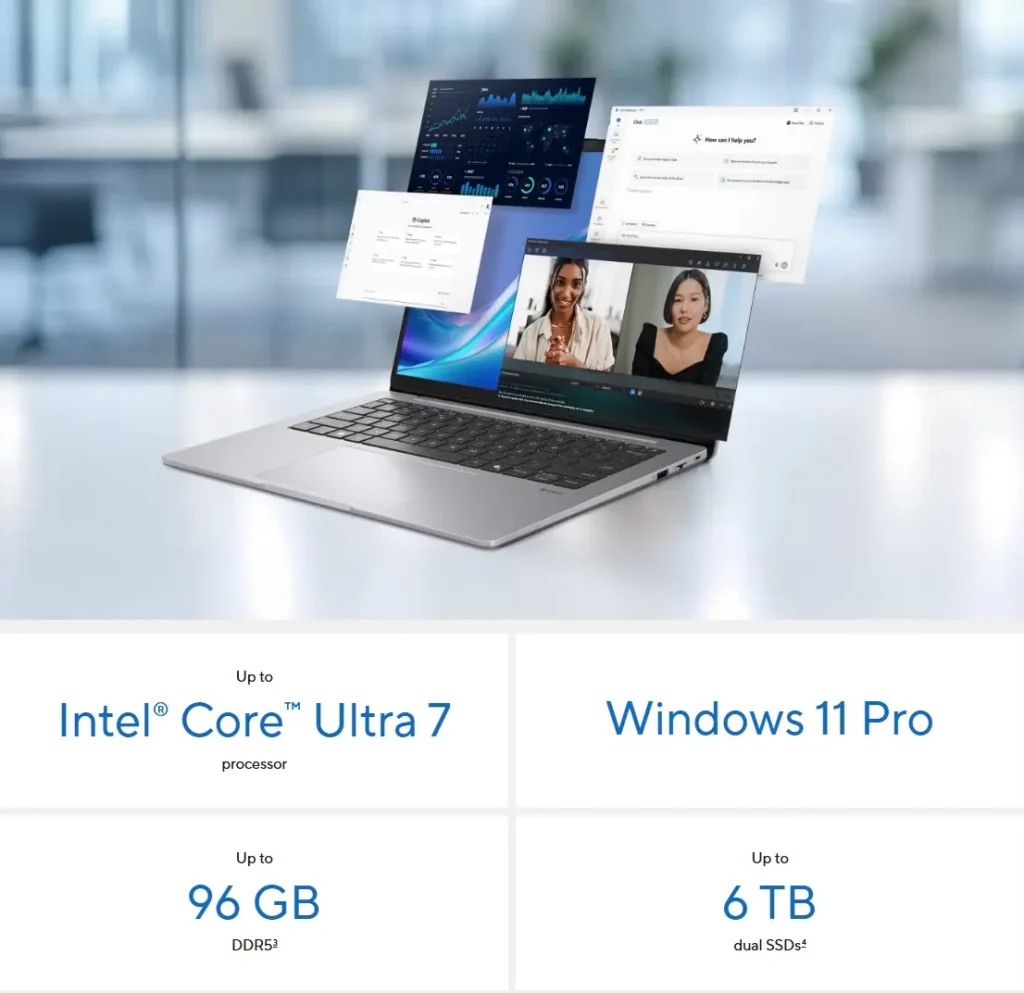 ASUS ExpertBook P3 G1 Resmi Dirilis: Laptop Bisnis Intel Core Ultra!