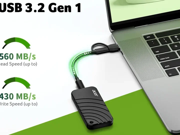 Acer PA100 Portable SSD Meluncur: Ringkas, Cepat & Tipis 9mm