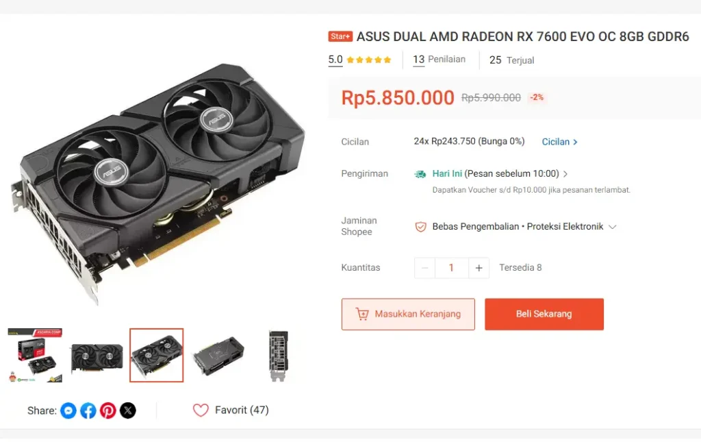 Ironi Harga VGA September 2026: Saat GPU Entry-Level Makin Absurd