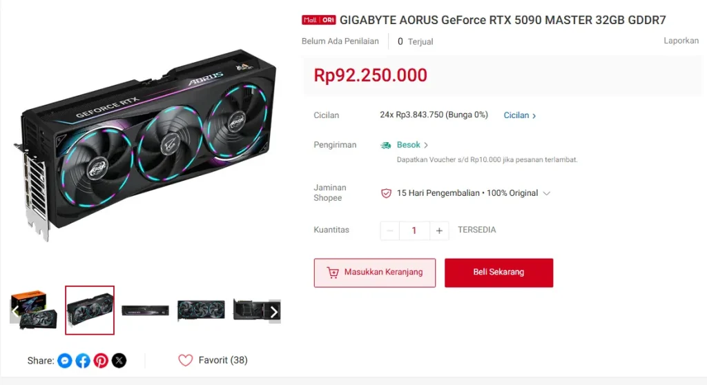 Ironi Harga VGA September 2026: Saat GPU Entry-Level Makin Absurd