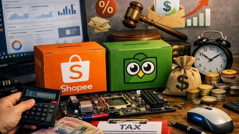 Siap-Siap! Seller Shopee & Tokopedia Bakal Dikenakan Pajak Mulai Oktober 2026