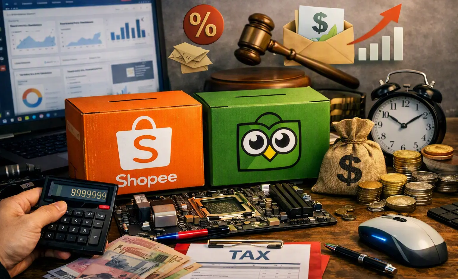 Siap-Siap! Seller Shopee & Tokopedia Bakal Dikenakan Pajak Mulai Oktober 2026